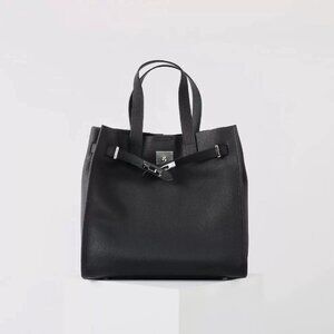 Large Genuine Leather Tote Bag – Work, Laptop & Business Shoulder Bag for Women